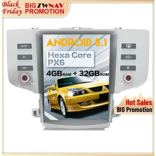 Tesla style Vertical screen car multimedia player For Toyota mark x reiz 2005-2009 car GPS navi radio audio stereo PX6 Head Unit