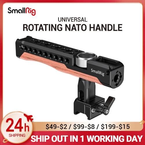 SmallRig Quick Release Rotating Nato Handle dslr camera handle stabilizer use as top handle and side handle 2362
