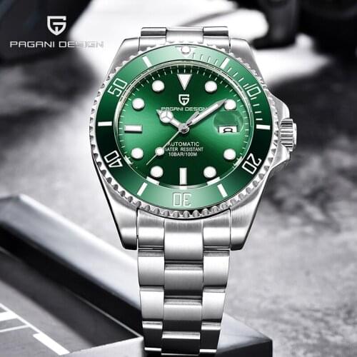 PAGANI Design 2021 New Top Brand Luxury Fashion Men Automatic Mechanical Watch Sapphire Stainless Steel Waterproof Busines Watch