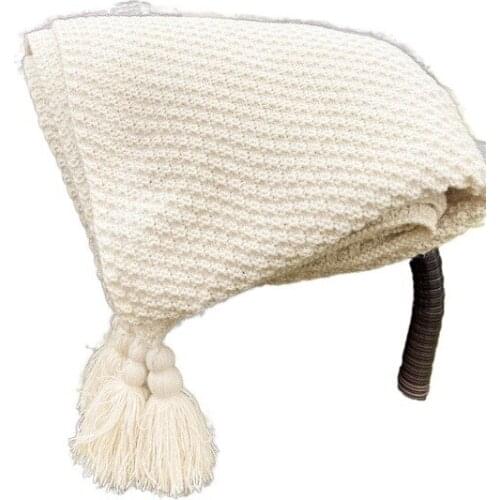 Nordic Style Throw Sofa Blanket with Tassels Soft Chair Lounge Rugs Bed Plaid Tapestry Bedspread Bedroom Home Decor