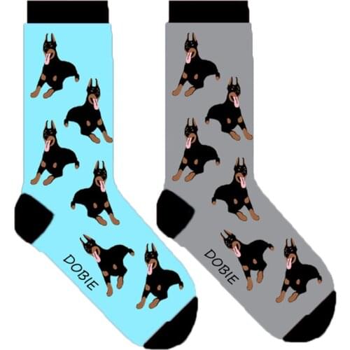 Dobie dog doberman pinscher women socks 50 pairs/lot
