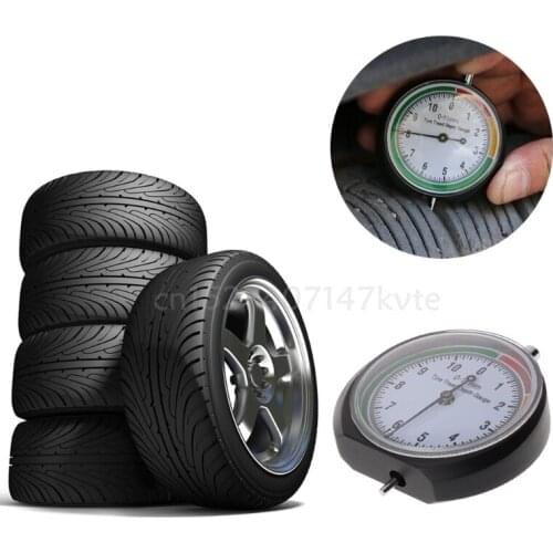 Car Tyre Tread Depth Gauge Trucks Van Tire Pointer Monitor Measure Device Tool