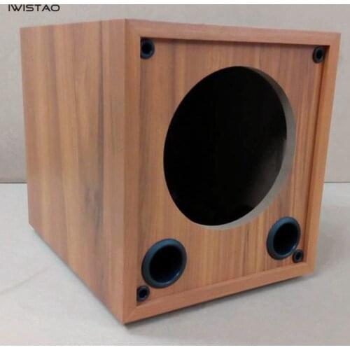 IWISTAO HIFI 6.5 Inch Subwoofer Empty Cabinet Passive Wooden Speaker Enclosure HDF Board DIY