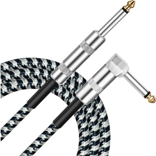 6.35MM Speaker Microphone Electric Guitar Cable Pure Copper Audio Cable