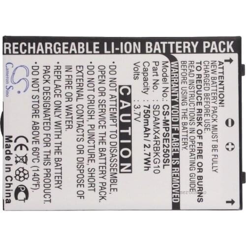 CameronSino for SANDISK Sansa E200 E250 E250R E260 E260R E270 E270R E280 E280R 54-57-00046 SDAMX4-RBK-G10 battery