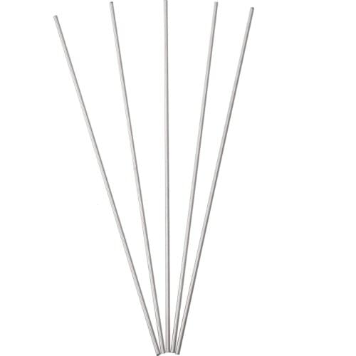 5pcs 304 Stainless Steel Capillary Tube 3mm OD 2mm ID 250mm Length Silver For Hardware Accessories