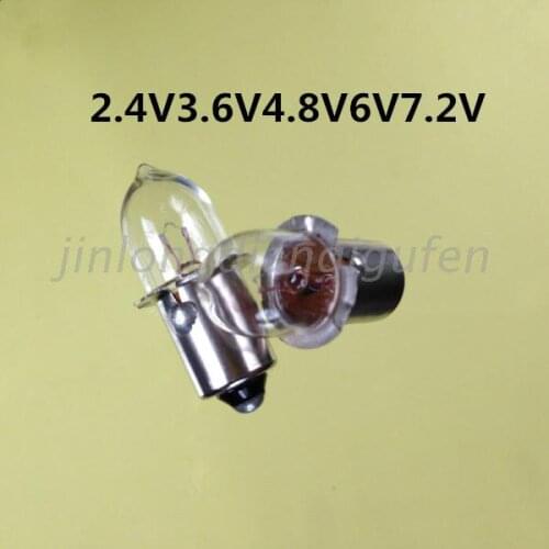 A small lamp 4.8V3.6V2.4V6V7.2V pointed small bulb lamp bulb flashlight emergency lamp