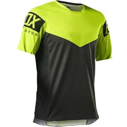 Motorcycle Mountain Bike Team Downhill Jersey MTB Offroad DH Fxr Dicycle Locomotive Shirt Cross Country Mountain Aykw Fox Jersey