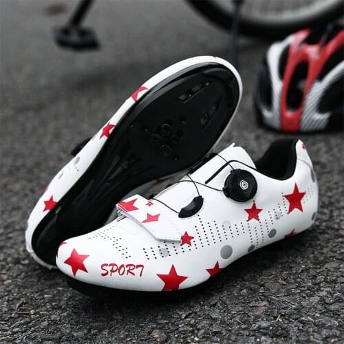 White Star Mens Cycling Shoes Road Bike Professional Outdoor Bicycle Shoes Men Self-Locking Racing Sneakers sapatilha ciclismo