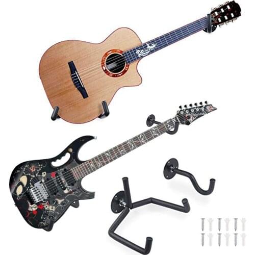 Guitar Wall Hanging Hook Horizontal Guitar Stand Split Ukulele Long Hook