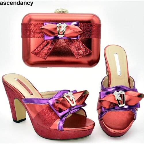 New Arrival Rhinestone Women Party Pumps Luxury Women Shoes African Shoes and Bags Matching Set for Party Elegant Party Pumps