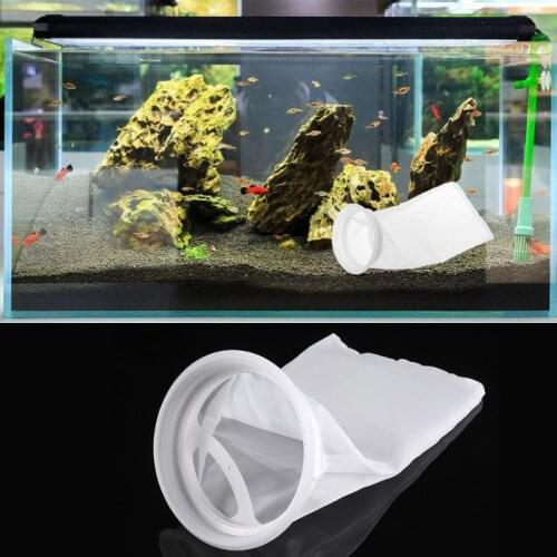 New Filter Sump Sock Micron Bag Weight Aquarium Filters Socks Bag K0AB