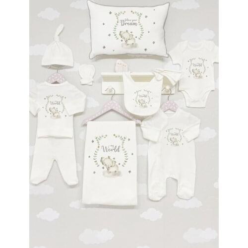 Organic 11 Track Interlock Hospital Output-For Baby Series Baby Set Lux 100 Cotton High Quality