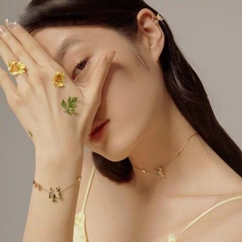 Micro pave 5A cubic zirconia high quality butterfly choker necklace fashion animal design jewelry for women