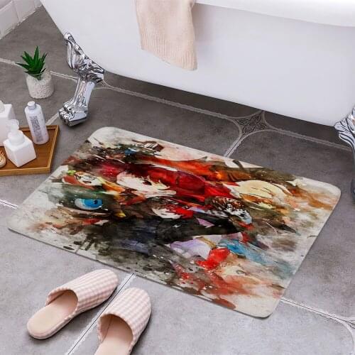 Persona 5 3D Print Doormats Rectangle Non-Slip DoorMat Bedroom Kitchen Entrance Print Door rugs Dropshipping