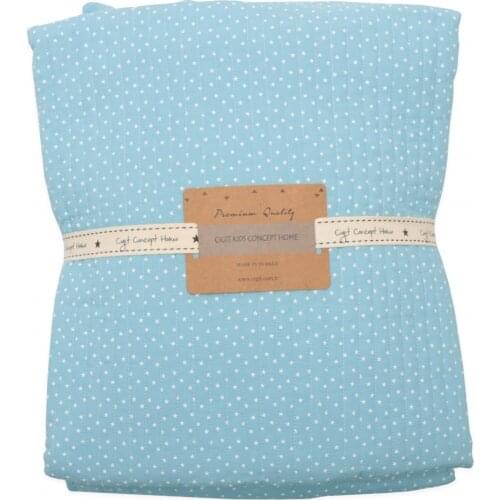 Quilted Baby Boy Pique Pillow Mattress Protection Set 95 X120 cm Blue Fabric Cute Pretty Darling Melodious Gracious Adorable Nice