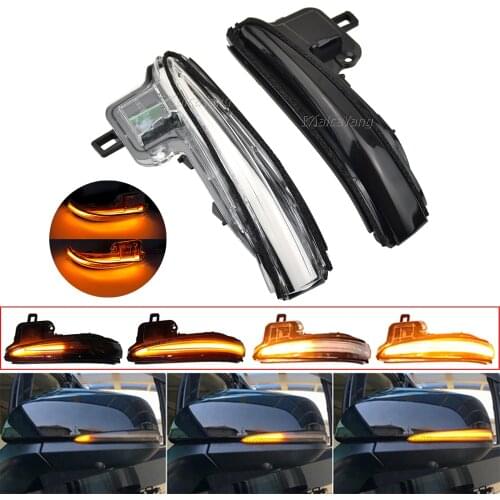 2pcs Side Mirror LED Dynamic Turn Signal Light Sequential For Toyota Alphard Vellfire AH30 Tacoma 16-19 RAV4 2019 -20 Highlander