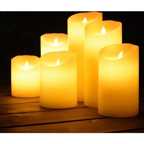 Remote Control LED Flameless Candle Lights New Year Candles Battery Powered Led Tea Lights Easter Candle With Packaging