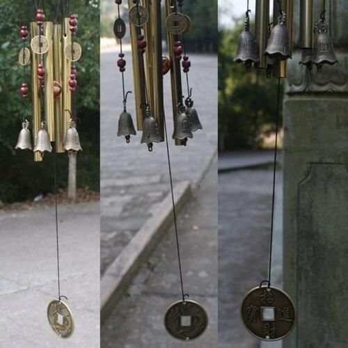 Outdoor Living Wind Chimes Yard Antique Chimes Hanging Wall Copper Tubes Decor Amazing Garden Windchime Bells Home Home Decor