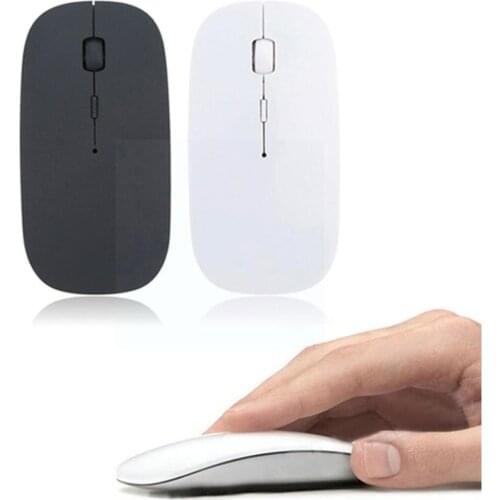 Ultra-thin Wireless Mouse Mute Bluetooth Mouse 2.4ghz Gaming Laptop Accessories Mouse Quality High USB Notebook For Tablet W8M6
