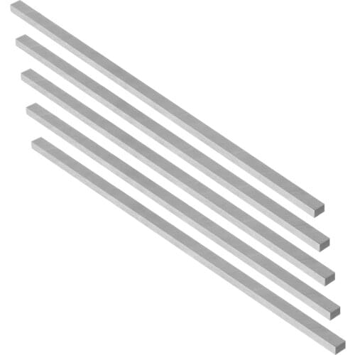 Uxcell HSS Tool Bit Square Lathe Turning Grinder Cutter Mill Blank 4mmx6mmx200mm 5Pcs