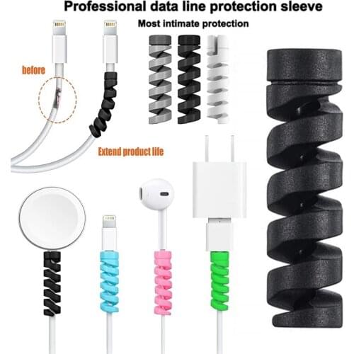 Cable Protector Cover Charger Data Cable Bracket Earphone Protector Cable Covering Line Cable Holder Cable Organizer Management