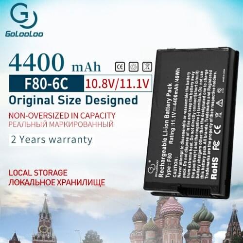 11.1v Laptop Battery For ASUS A32-F80 F80 F80Cr F80s F81 F81E F83Cr F83E F83S F83Se F83T K41 N60 N60D Pro83 Pro86 X61 X82 85 X88