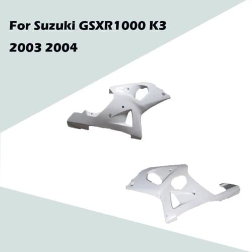 For Suzuki GSXR1000 K3 2003 2004 Motorcycle Accessories Unpainted Body Left and Right Side Cover ABS Injection Fairing