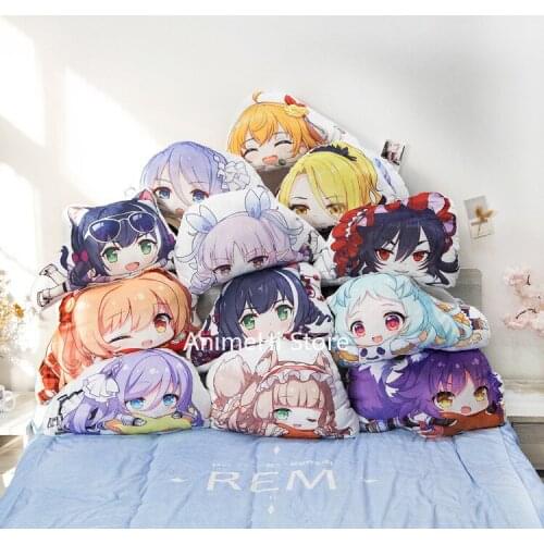 Anime Princess Connect Re Dive Figure Pillow Toy Shizuru Nozomi Maho Makoto Karyl Cosplay Stuffed Plush Doll 50cm for Gift