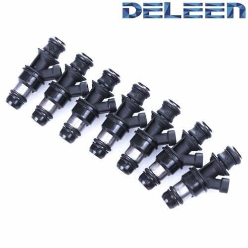 Deleen 8x High impedance Fuel Injector 25317670 For Chevrolet Car Accessories