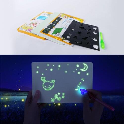 Outdoor Night Light Equipment Drawing Board Luminous Board Great for Kids
