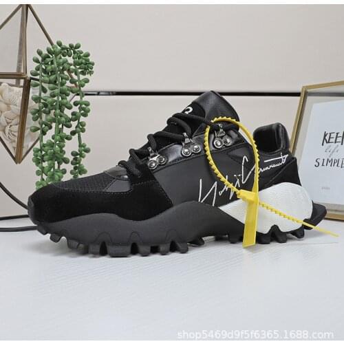 European station autumn new Y3 FODSW mens high-top shoes leather sports casual shoes taller Dad shoes KGDBY3 mens shoes