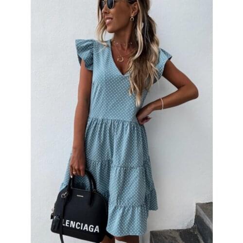 Hirigin Summer Dresses With Sleeves