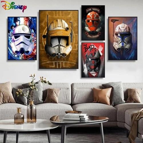 Disney Classic Movie Star Wars Canvas Painting Movie Fashion Posters and Prints Wall Art Pictures For Kids Room Home Decor