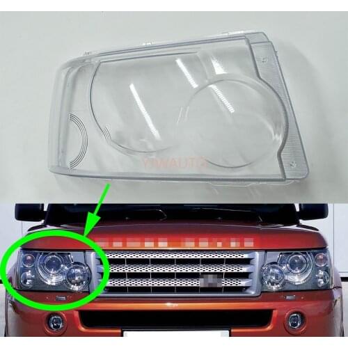 Headlight Cover for Land Rover Rang Rover Sport 2006 2007 2008 2009 Car Headlamp Lens Replacement Auto Shell