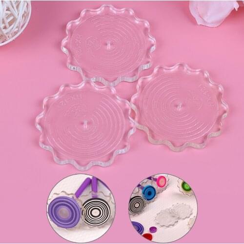 1Pcs Quilling Pan Ruler Tool Quilling Paper Tool DIY Origami Paper Curling Craft Accessories Kids Gift Paper Winder Plate