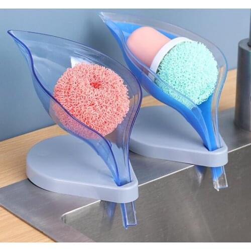 Leaf Shape Soap Box Bathroom Soap Holder Dish Storage Plate Tray Bathroom Soap Holder Case Bathroom Supplies Bathroom Gadgets