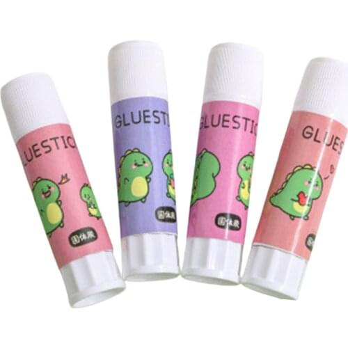 Cartoon Solid Glue Stick Strong Adhesives for student Stationery School Supplies B36C
