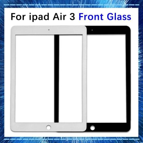 1Pcs Tablet Front Glass (No Touch Digitizer) Outer LCD Screen Panel Fo iPad Air3 Air 3 A2153 A2123 A2152 Replacement