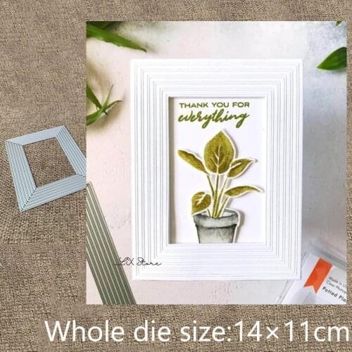 New Design Craft Metal stencil mold Cutting Dies frame decoration scrapbook die cuts Album Paper Card Craft Embossing