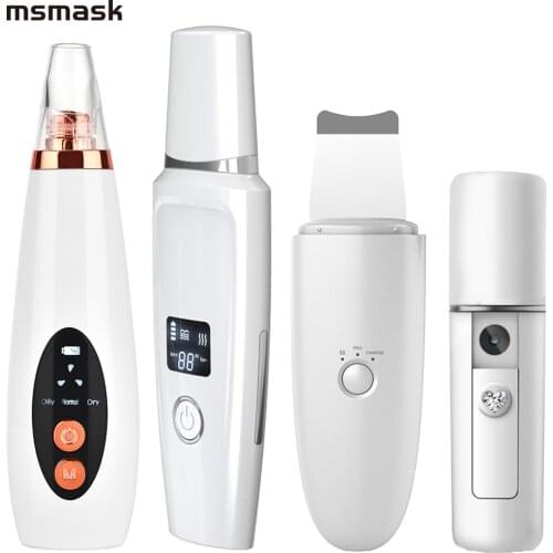 Facial Cleansing Electric Blackhead Remover Ance Pore Cleaner Vacuum Remover Pimple Black Head Skin Scrubber Nano Facial Steamer