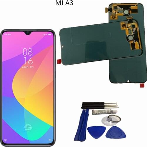 Original oled For Xiao mi a3/cc9e Lcd Display Touch Screen Digitizer Assembly Replacement With mi a3/cc9e mi display