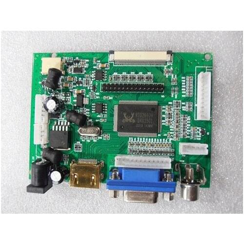 LCD TTL LVDS Controller Board HDMI VGA 2AV 50PIN for AT070TN90 92 94 Support Automatically VS-TY2662-V1 Driver Board