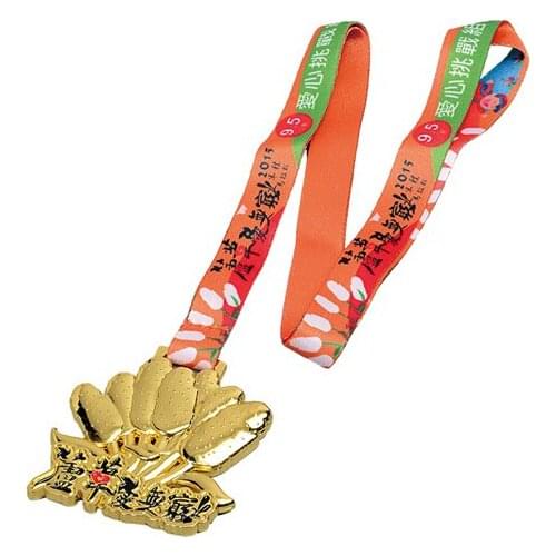 Customized Golden Medal New Fashion Stamping Challenge Medal