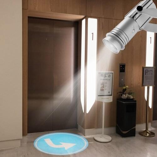 Hot Gobo Projector Outdoor Portable Logo Rotary Projection Light Store Advertising Publicized Cinema Decor HD Rotary Image