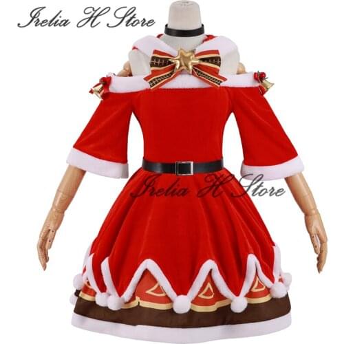 Irelia H Store Barbara Cos Genshin Impact Cosplay Barbara Christmas Dress Cosplay Costume