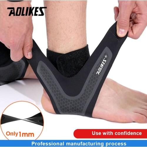 AOLIKES Sports Ankle Support Professional Elastic Ankle Support Protection Ankle Joint Bandage Running Cycling Fitness Support