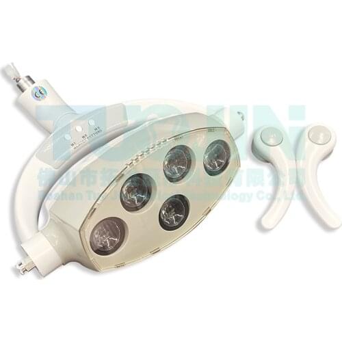 Dental 5 LED Light Oral Lamp Sensitive Lamp For Dentist Chair Unit Dental Ceiling Mobile Light
