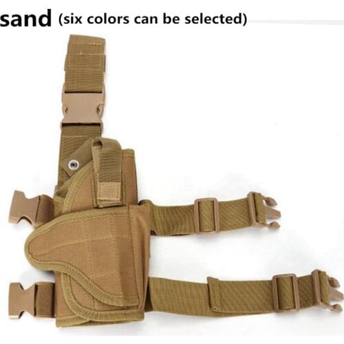 Universal Drop Leg Gun Holster Adjustable Right Hand Nylon Tactical Hunting Thigh Pistol Pouch Holsters Case For Most Handguns