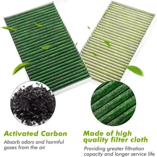 Vxvb For Tesla Model 3 X S 2021 Accessories freshener Car Intake Protection New Model3 Replacement Activated Cabin Air Filter